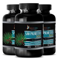 Prostate Support Complex - Saw Palmetto 500 - Non GMO Formula - Saw Palmetto Prostate Comfort - 3 Bottles 300 Capsules