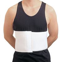 Rolyan Universal Rib Support, Men's 8"H, Supports The Chest and Torso, Brace Promotes Spinal Alignment and Pain Relief, Abdominal Binder Inhibits Chest and Torso Movement to Promote Healing