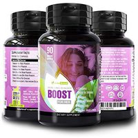 Boost for Her Natural Female Sexual Enhancement Pills, Testosterone & Libido Booster for Women, Increase Stamina & Energy, Boosts Sex Drive & Prevent Vaginal Dryness, Organic & Safe 90 Veg Capsules
