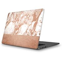 Skinit Decal Laptop Skin for MacBook Pro 13-inch (2014) - Officially Licensed Originally Designed White Rose Gold Marble Design