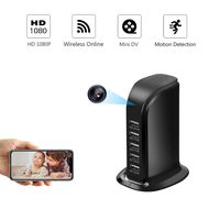 YAOAWE USB Charger Hidden Camera-5-Port USB Hub with Built-in Wireless Spy Camera for Home Security-1080P HD Hidden WiFi Camera with Motion Sensor,Loop Recording,&Phone Charging Capabilities