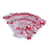 LIUCM Package Bag Plastic Packaging Bag Clear Cellophane Bag Bakery Gift Biscuits Candy Packaging Plastic Bags (Style4)