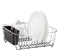 Neat-O Deluxe Chrome-Plated Steel Small Dish Drainers (Black)