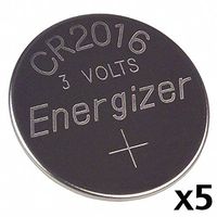 5pcs -- Energizer Cr2016 3v Lithium Coin Cell Battery Dl2016 Ecr2016 CR 2016