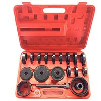 Wheel Bearing Tools Kit,Front Wheel Bearing Adapter Puller Kit Pulley Replacement Installer Tool FWD 23 Pcs (Black)