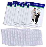 Pill Pak Tri-fold - Weekly Four Times a Day Blister Pack - Jumbo Size Blisters (Jumbo, 10 Pack)