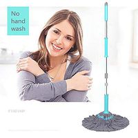 Heavy Duty Natural Fiber Magic Mop Self-twisted Water Squeeze with Telescopic Rod for Home Office