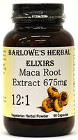 Maca Extract 12:1 - 60 675mg VegiCaps - Stearate Free, Bottled in Glass! Free Shipping on Orders Over $49!