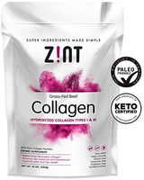 Collagen Powder Peptides: Keto Certified, Paleo Friendly Hydrolyzed Protein Powder - Anti Aging Beauty Supplement - Skin, Hair, Nails (10 oz)