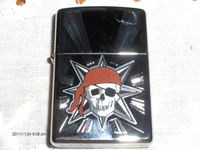Zippo One Eyed Pirate Lighter Custom Made