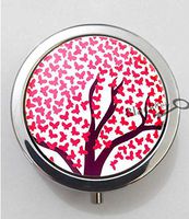 BlackKey Butterfly Tree 3-Compartment Decorative Pocket Gift Box Case Organizer for Pill, Color 1 -781