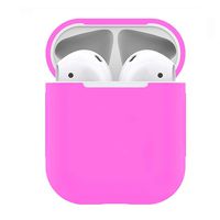 AirPod Case Protective Cover Skin Silicone for AirPods Protection (Rose Red)