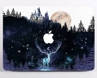 Modo Design Macbook Deer Hogwarts Vinyl Decal Macbook Air 11 12 13 Pro 13 15 Macbook 12 inch Retina Cool Stickers Harry Potter Mac Book Custom Macbook Skins Stickers Dementor and Patronus Decal MA2172