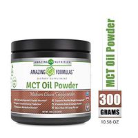 Amazing Formulas MCT Oil Powder 300 gm - Supports Healthy Weight Management - Promotes Immune Health - Supports Sustained Energy Production