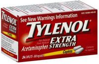 Tylenol Extra Strength Caplets 24-Count (Pack of 3)