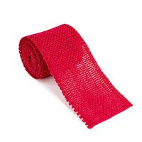 2 yd. Burlap Ribbon Roll Burgundy