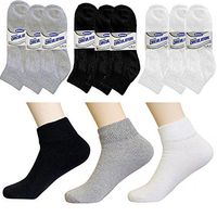 12 Pair Diabetic Ankle Circulatory Socks Health Support Men Loose Fit Size 10-13