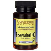 Resveratrol 100-100 mg 90 Caps 3 Bottles of 30 caps Made in USA by Swanson
