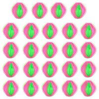 JUSTDOLIFE Washing Ball Dryer Ball Magic Hair Removal Plastic Laundry Ball to Save Drying Time (24PCS)