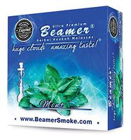 Mint Beamer Herbal Hookah Shisha Molasses 50g. Huge Clouds, Amazing Taste! Tobacco Free, Nicotine Free. Better Taste & Clouds Than Tobacco. Made in USA! Use with Hookah Nargila, Charcoal
