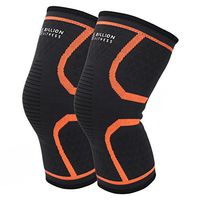 5BILLION Knee Brace Compression Sleeve Knee Support for Powerlifting, Arthritis, Running, Workout, Joint Pain Relief & Cross