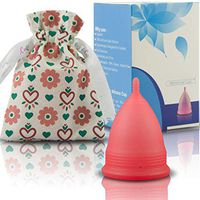 Sensitive Period Menstrual Cup Set Heavy Flow, Menstrual Period Cup Cleaner, Period Menstrual Cup Reusable Comfortable, Menstrual Period Cups For Women Beginner, Menstrual Cup Wash Holder Storage (S)