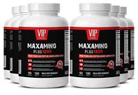 Post Workout Amino acids - MAXAMINO Plus 1200 - Increase Metabolism Women - 6 Bottles 1080 Tablets