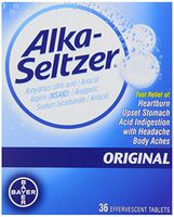 Alka Seltzer, Blue, 36 ct