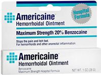 Americaine Hemorrhoidal Ointment 1 oz (Pack of 8)