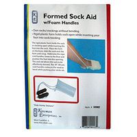 Kinsman 32002 Formed Sock Aid with Foam Handle, Shape, ()
