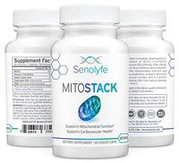 MitoStack | Mitochondrial Antioxidant - CoQ10, PQQ, Acetyl L-Cartintine & Alpha Lipoic Acid - Anti-Aging & Longevity Support