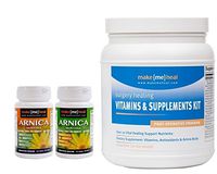 MakeMeHeal Post-Operative Supplements, Vitamins & Arnica Montana Swelling & Bruising Kit (3 Bottles)