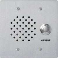 Aiphone Corporation LE-SS/A Audio Door Station for LEF, LEM, AP-M, or MP-S Series, Stainless Steel, 4-3/4" x 4-3/4" x 2"