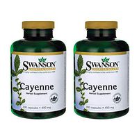 Swanson Cayenne 450 Milligrams 300 Capsules (2 Pack)