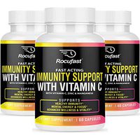 Immune Support Immunity Booster Supplement with Vitamin C, Zinc, Echinacea for Immune Boost - 35 Essential Vitamins Including - Vitamin B6, B12