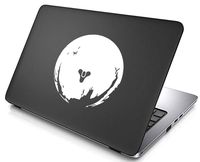 Die-cut vinyl decal sticker for Macbook laptop car locker Destiny Traveler (White, Version 2)