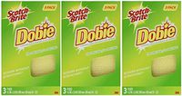 Scotch-Brite Dobie All Purpose Pads, 3-Count (Pack of 3) Total 9 Pads