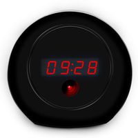 Hidden Camera Clock Spy Camera Motion Activated Video Recording Remote Control Security Camera Nanny Cam
