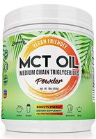 Premium MCT Oil Powder | Vegan Friendly & Keto Friendly Fat, GMO-Free, Clean Energy, Easy to Digest | Promotes Weight Loss & Heart Health, Boosts Metabolism, Improves Mood, Best Value-16oz