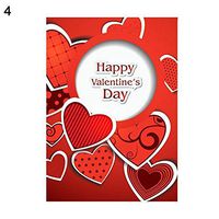 bromrefulgenc Holiday Hanging Sign,Fashion Valentine's Day Garden Flag Festival Love Heart Flower Letter Banner - 4#