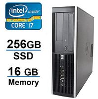HP Elite 8200 Workstation Computer (Core i7, 3.1GHZ, 256GB, 16GB RAM, WIFI, Windows 7/10 Pro 64-Bit) (Renewed)