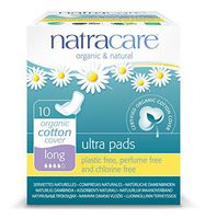Natracare Pads Ultra Long & Wings, 10 ct