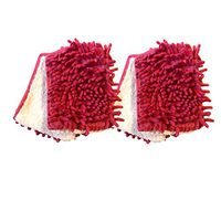 SAVAGE SANITARY Microfiber Mop Refill 2-Pack Compatible with OCedar Flip Mop & Standard 18 inch Dust Mops | Snug Fit for Better Control | Wet Dry or Dust Mop | Super Durable for Commercial or Home (2)