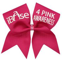 iBase 4 Pink Awareness Cheer Bow