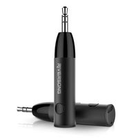 Mini Bluetooth Receiver for HiFi, Bluetooth Audio Adapter 3.5mm Aux Input Jack Receiver for Streaming Music from Old Car Home Radio Headphones Speakers Stereo Systems (Black)