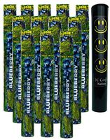 Herb Airtight Tube Pocket Protector with Cyclones Blueberry Hemp Cones 12 Count DC Crafts Nation- Happy Face