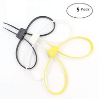 Xingo Double Flex Zip Tie Cuff Handcuffs Disposable Restraints（5Piece/Bag) ...