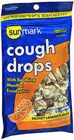 Sunmark Cough Drops, Honey Lemon Flavor - 30 Drops