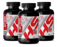 Energy Booster - GET Hard - Mens Pills - l-arginine Fitness - 3 Bottles (180 Capsules)