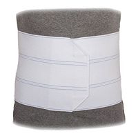 Advanced Orthopaedics 4 Panel Abdominal Binder, 9-inch High, Waist Circumference 45-inch - 62-inch, White